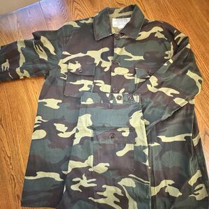 Vintage Weather Rite Sportsmans Apparel Camo Long Button Up Shirt and Pants Sz M